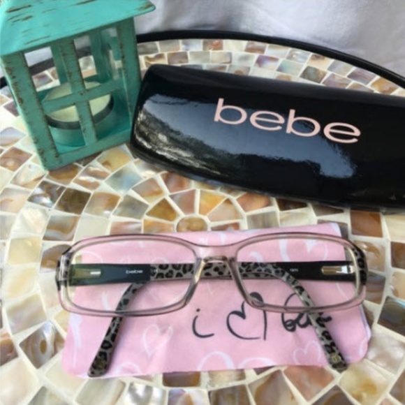 bebe Accessories - Bebe grey & black leopard frames